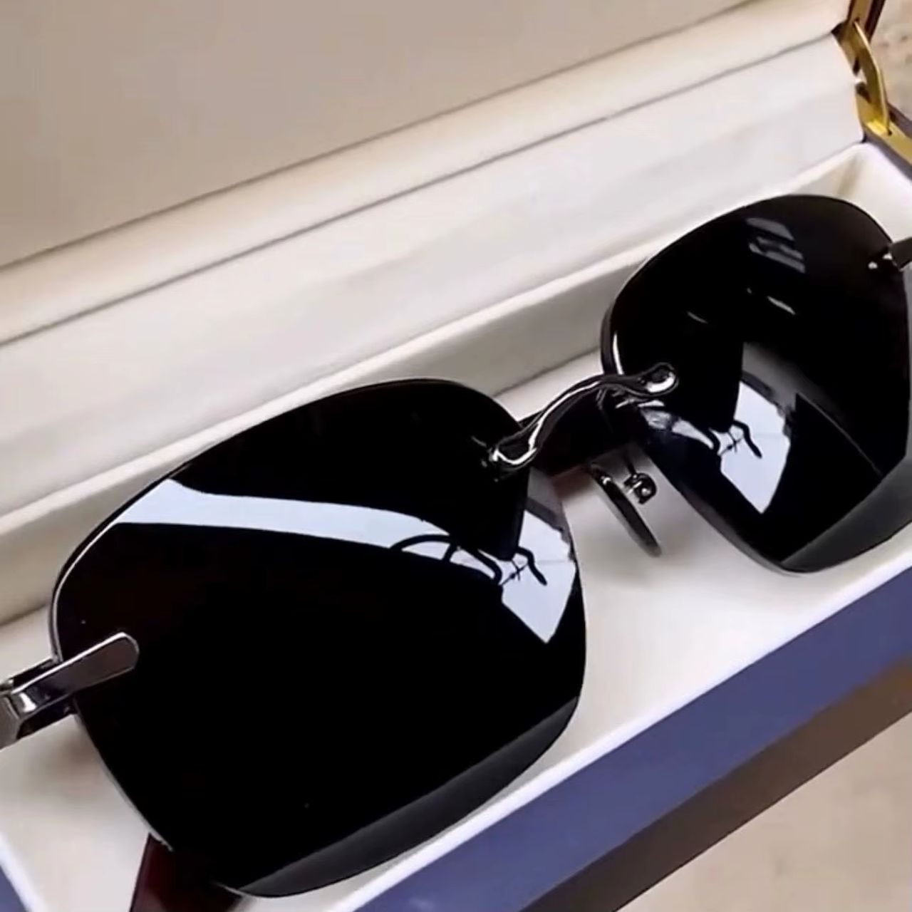 Lunettes de soleil HD sans cadre bf